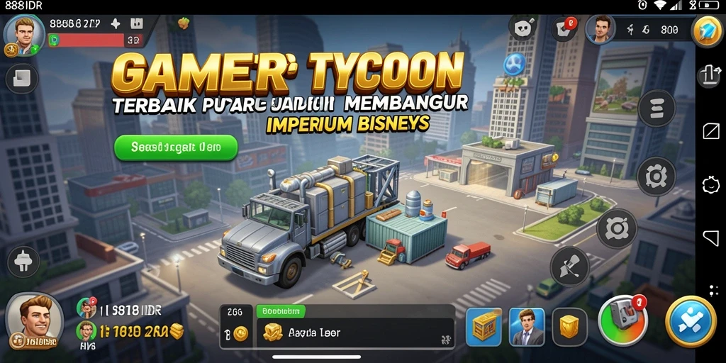 Screenshot gameplay <strong>888IDR</strong> menampilkan simulasi Tycoon yang seru.