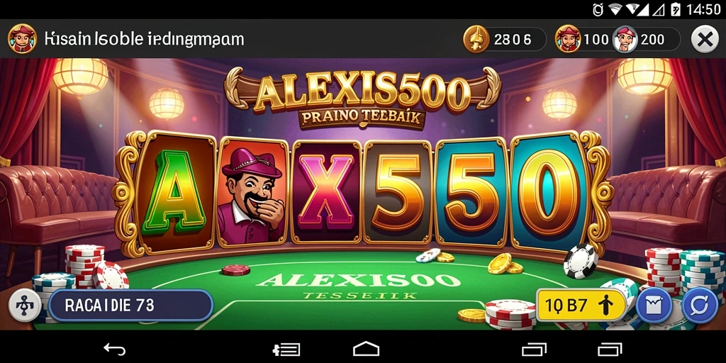 Screenshot ALEXIS500 menampilkan gameplay yang seru dan interaktif.