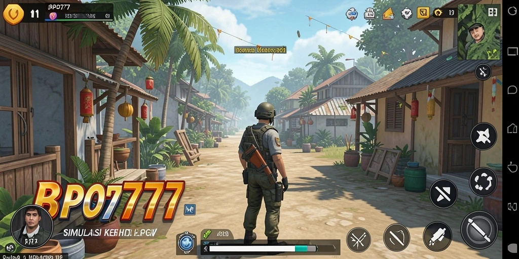 Tampilan gameplay BPO777 yang menarik dan penuh kehidupan.