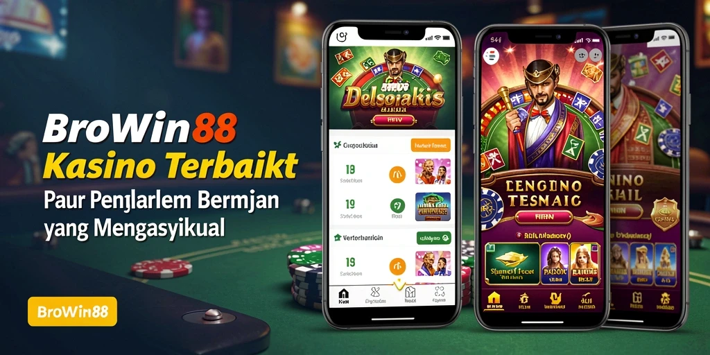 Screenshot dari gameplay seru di BROWIN88 yang menampilkan suasana Kasino.