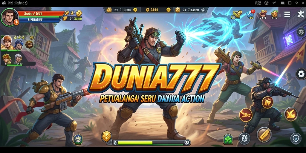 Tangkapan layar DUNIA777 menampilkan aksi seru dan grafis menawan.