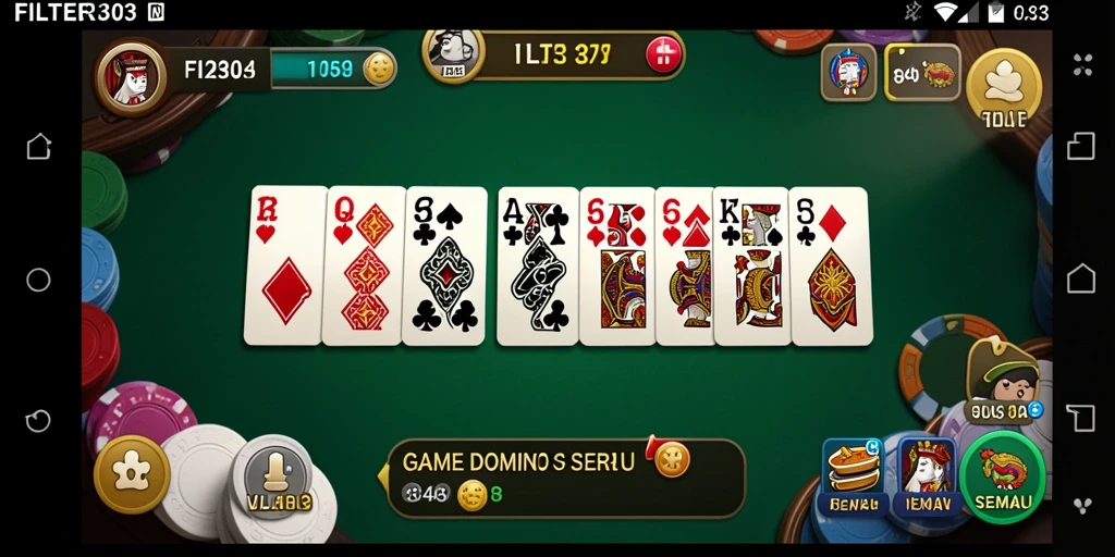 Tampilan gameplay seru di FILTER303 dengan teman-teman.