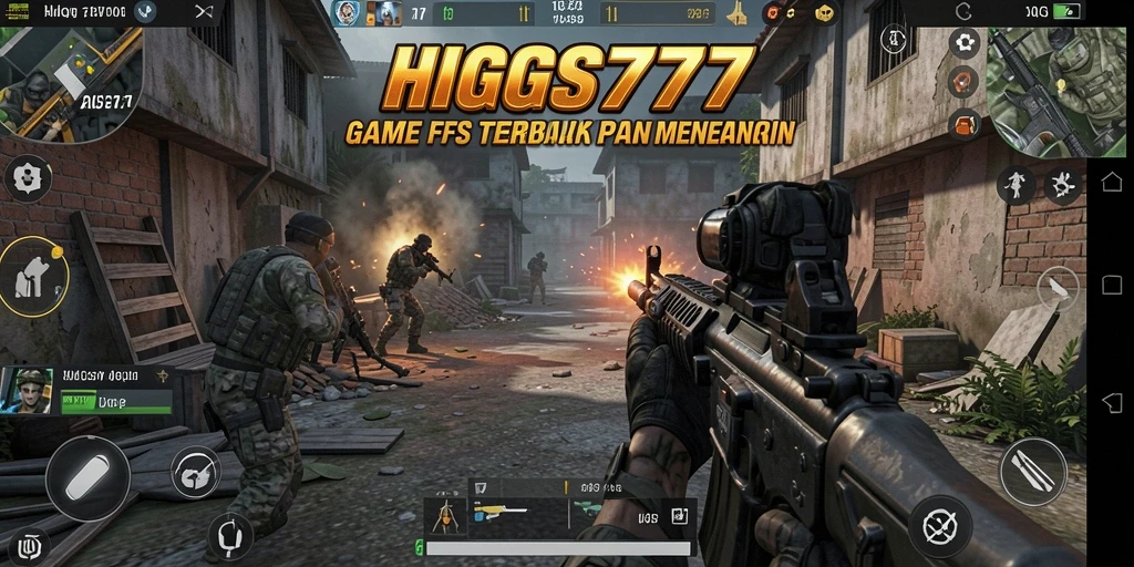 Tampilan seru dari gameplay HIGGS777 dengan aksi tembak-menembak yang mendebarkan.