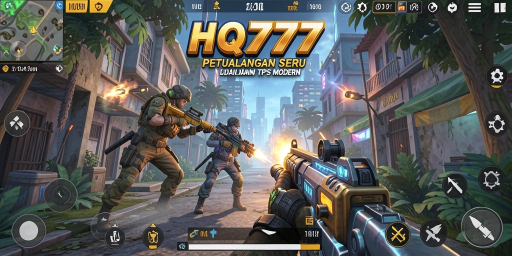 Screenshot gameplay menunjukkan aksi menegangkan dalam TPS.