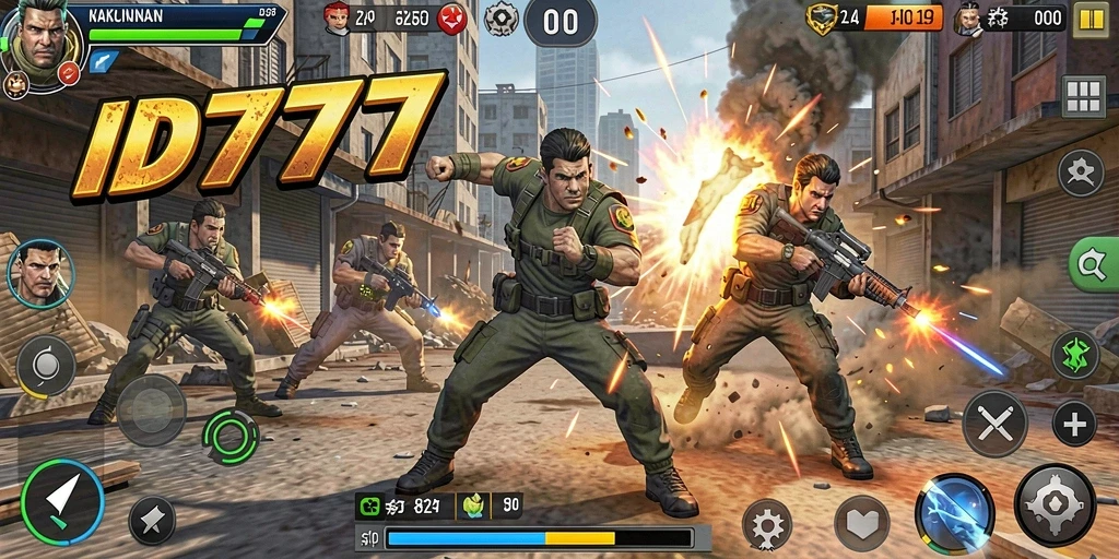 Tampilan gameplay seru dan mendebarkan dari ID777.