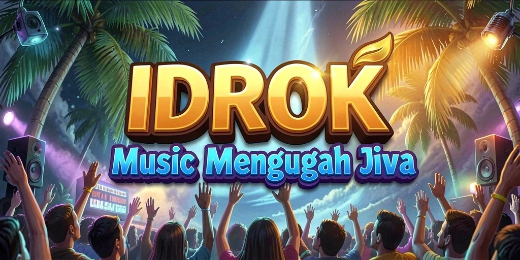 Tampilan gameplay <strong>IDROK</strong> yang penuh warna dan menarik saat bermain musik.