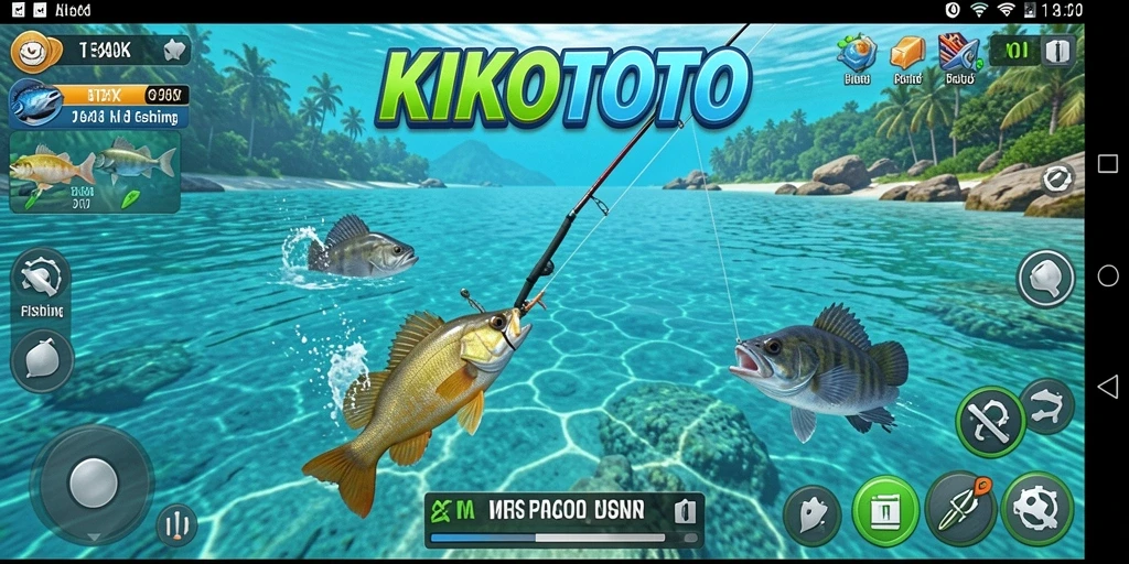 Tampak gameplay KIKOTOTO yang menarik saat memancing.