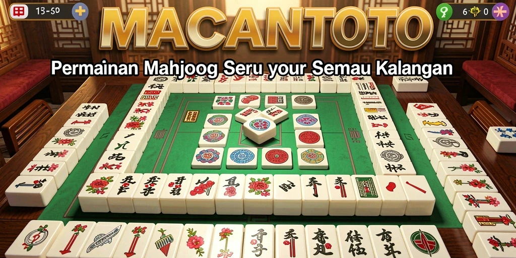Screenshot dari gameplay Mahjong yang menarik dan menantang.