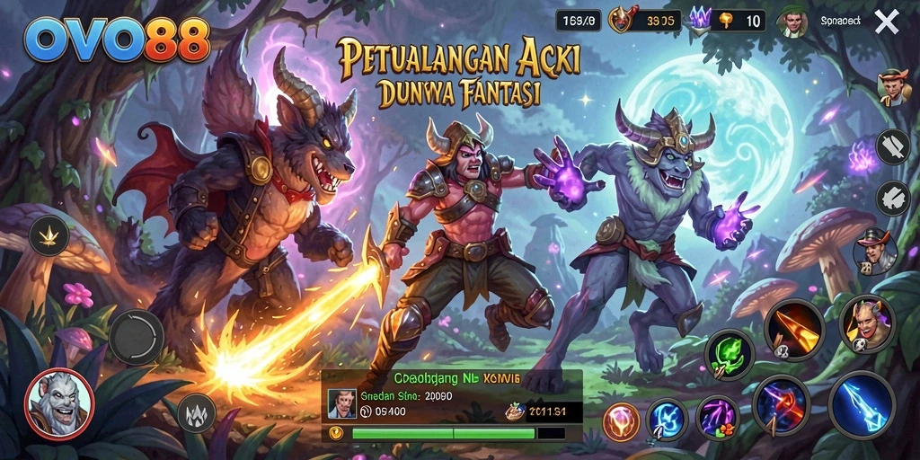 Tampilan gameplay OVO88 yang mengesankan dan penuh aksi.
