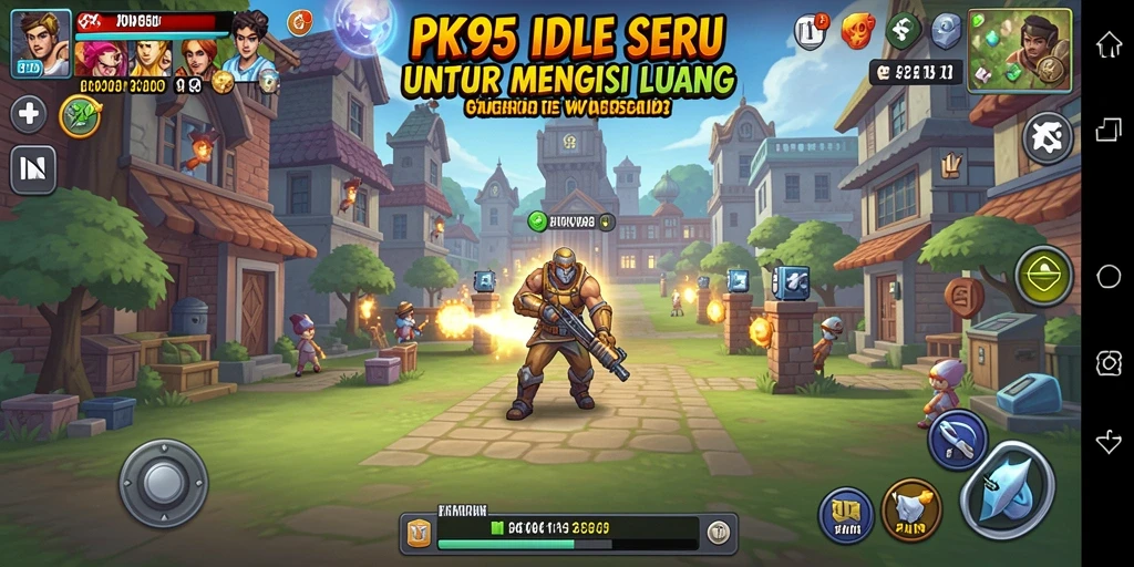 Tampilan gameplay PK95 yang menarik dan interaktif.