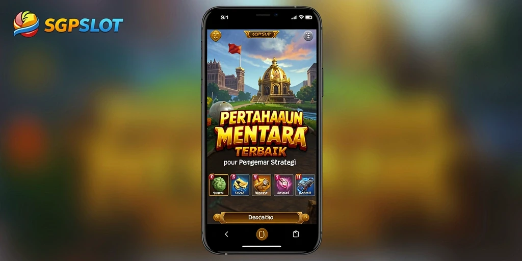 Tangkapan layar dari gameplay menakjubkan SGPSLOT Tower Defense.
