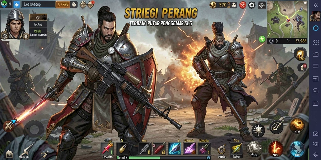 Tampilan gameplay SLG yang seru dan strategis.