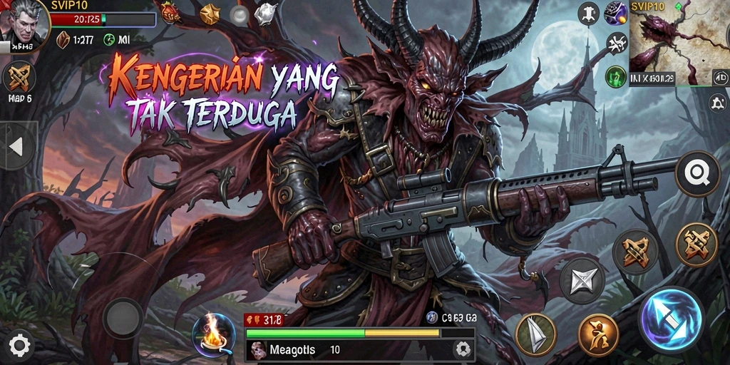 Tampilan gameplay mencekam dalam SVIP10 dengan karakter dan lingkungan menyeramkan.