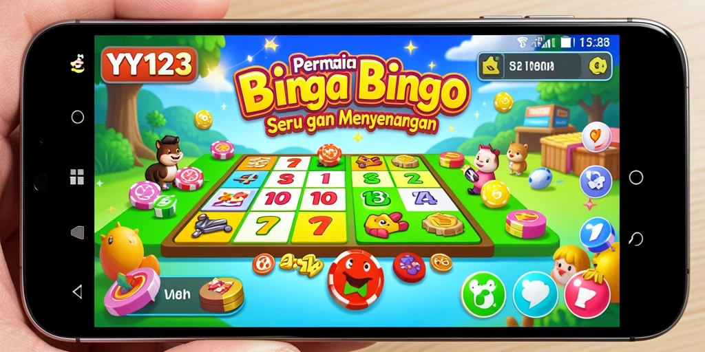 Screenshot gameplay YY123 menampilkan keseruan Bingo.